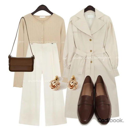 秋冬氣質(zhì)穿搭指南 大衣、毛衣與闊腿褲的時髦組合